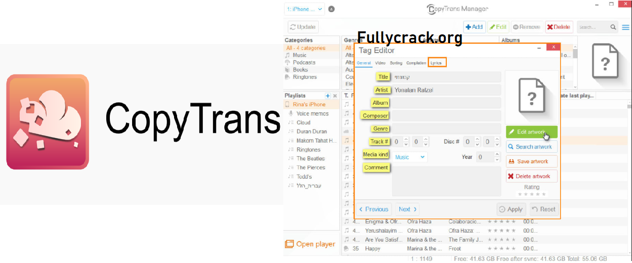 CopyTrans Crack Free Download
