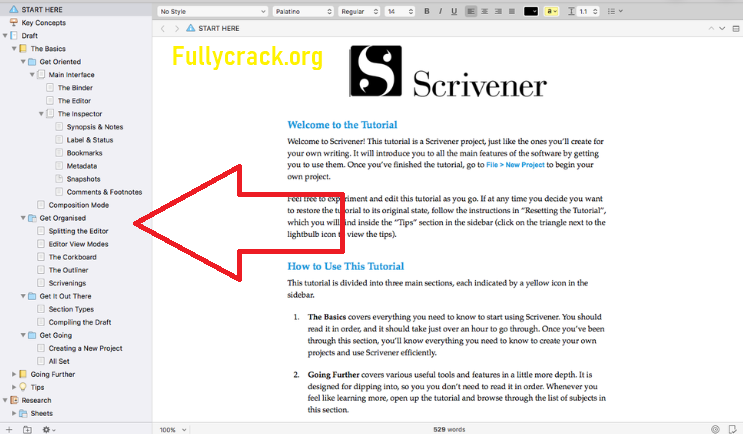 Scrivener Crack Free Download